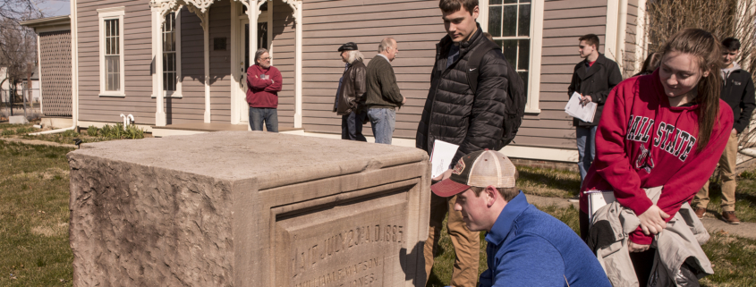 Ball State students visited the Delaware County Historical Society