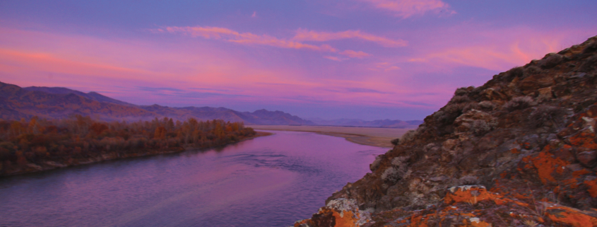 Photo shows Mongolia’s Eg River.