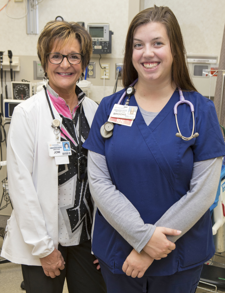 New nursing grad's at home in hometown hospital's ER