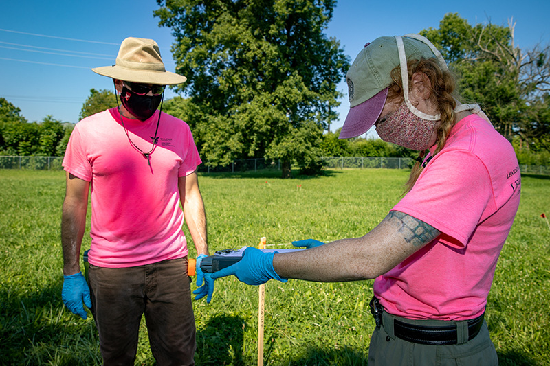 Ball State archaeologist review radar data